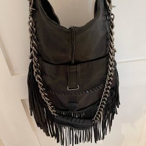 Leather black bag